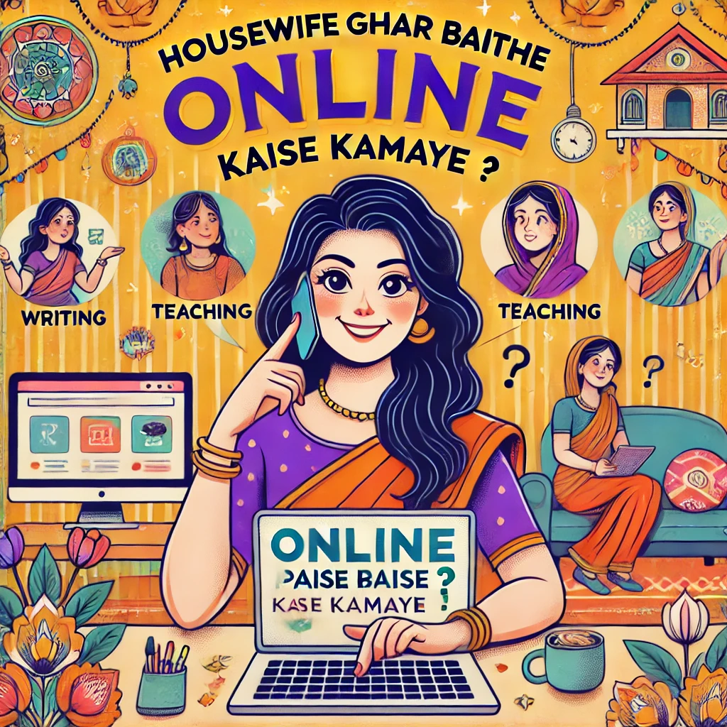 housewife ghar baithe online paise kaise kamaye